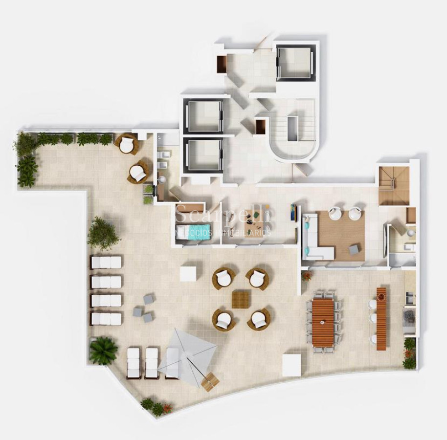 Apartamento ID.29913 - Parada 10 Brava Piso alto con gran vista al mar