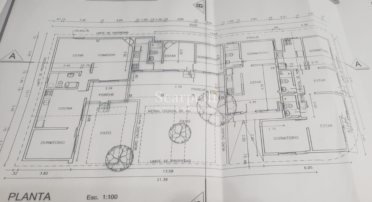 Apartamento ID.30441 - Renta en Maldonado: La Candelaria Son 5 apartamentos todos alquilados con sólidas garantías.-