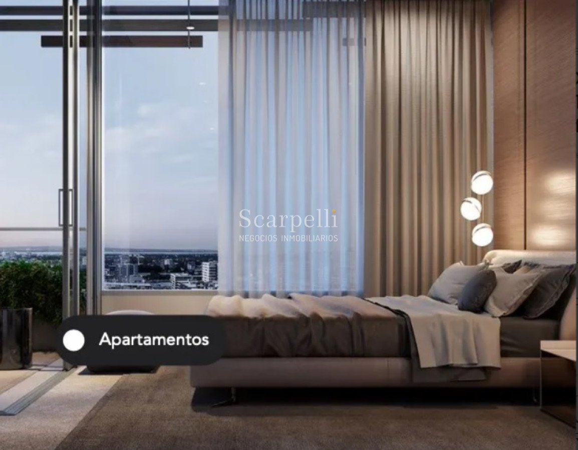 Apartamento ID.30812 - Estrene Diciembre 2023  Piso Alto con Estupenda  Vista sobre Av. de las Américas con Cochera incluída.-