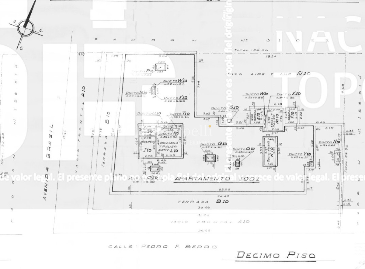 Apartamento ID.30931 - VENTA APARTAMENTO PENTHOUSE POCITOS 3 DORMITORIOS GRANDES TERRAZAS GARAGE DOBLE
