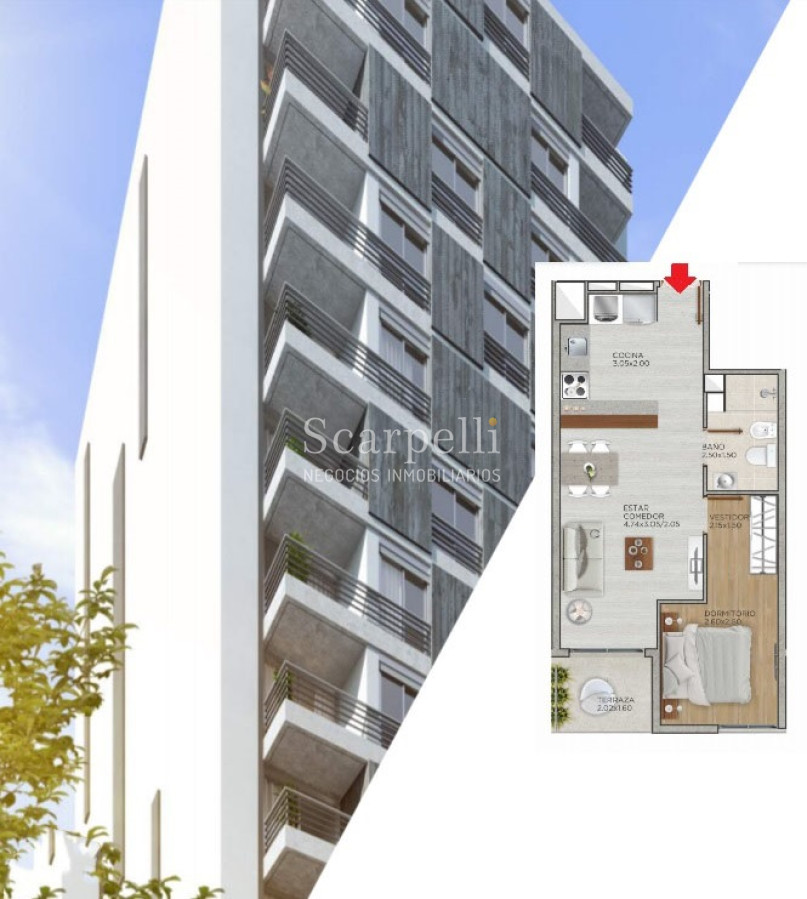 Apartamento ID.31144 - Estrene en el Centro de Montevideo con excelente calidad en proyecto de avanzada para ocupar en Junio 2022.-