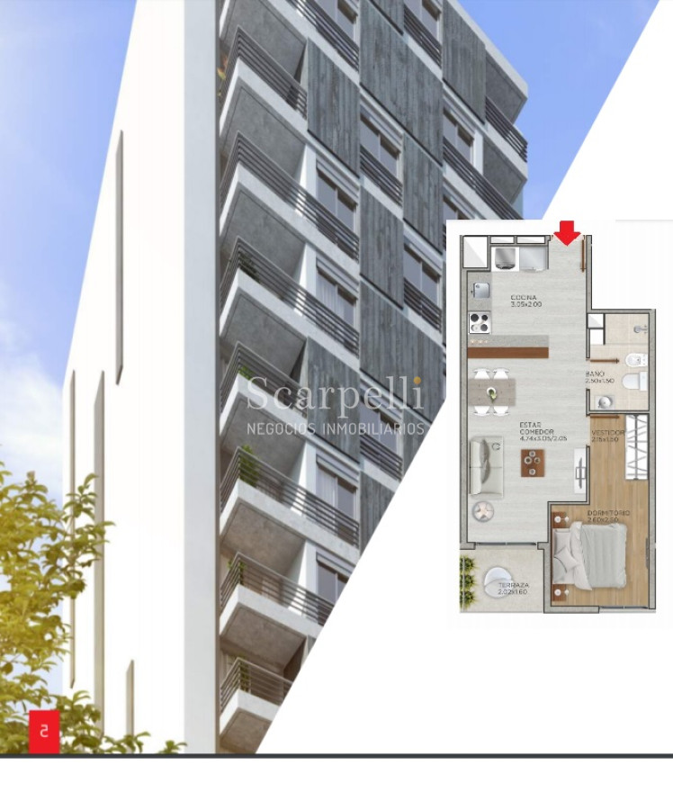 Apartamento ID.31144 - Estrene en el Centro de Montevideo con excelente calidad en proyecto de avanzada para ocupar en Junio 2022.-