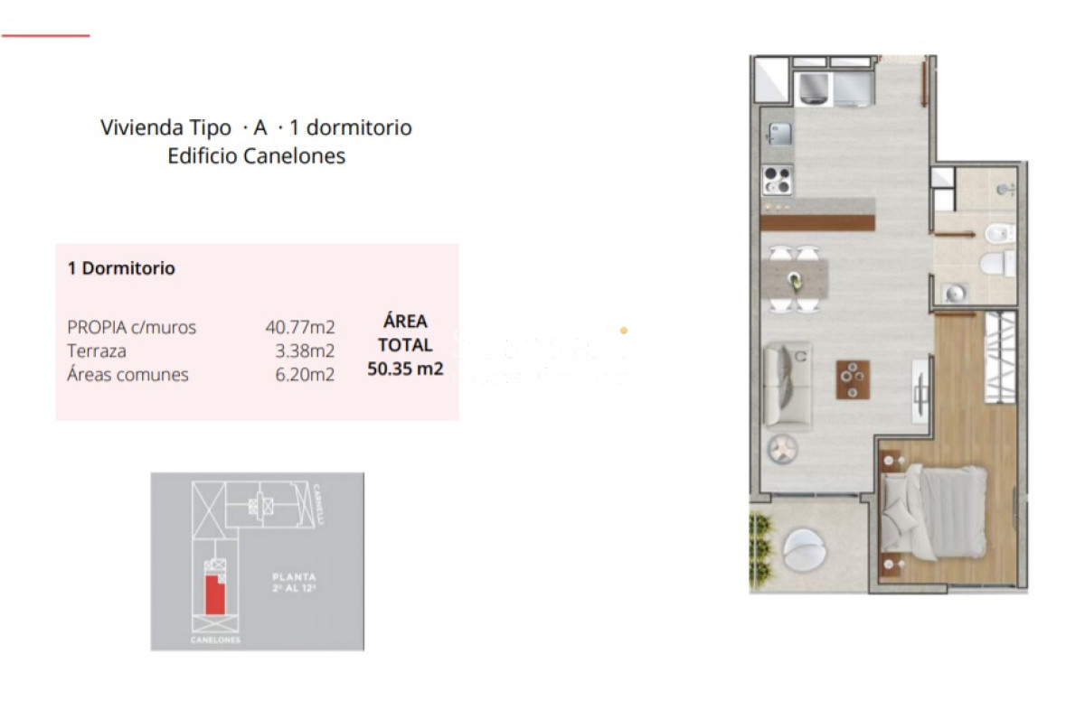 Apartamento ID.31144 - Estrene en el Centro de Montevideo con excelente calidad en proyecto de avanzada para ocupar en Junio 2022.-