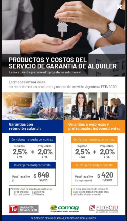 Apartamento ID.33814 - VENTA APARTAMENTO SOBRE 18 DE JULIO 2 DORMITORIOS CON GARAGE