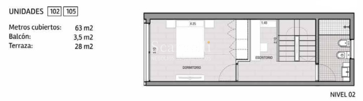 Apartamento ID.34472 - VENTA APARTAMENTO A ESTRENAR MALVIN 1 DORMITORIO