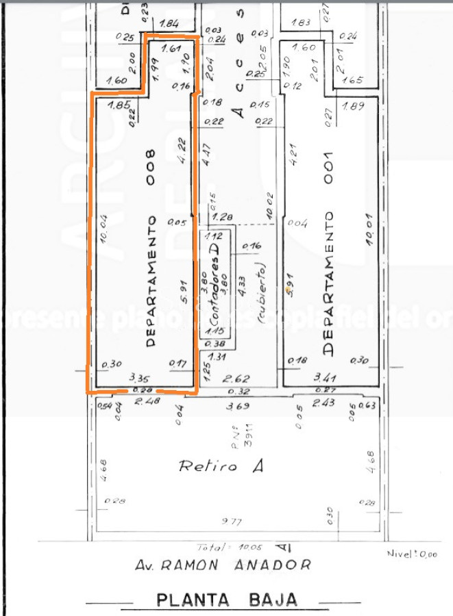 Apartamento ID.34626 - VENTA BUCEO APARTAMENTO PLANTA BAJA 1 DORMITORIO