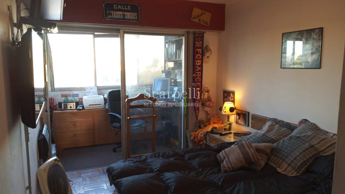 Apartamento ID.36541 - Alquiler Apartamento Pocitos 1 dormitorio Garage Todo Equipado Fco. Soca y Av. Brasil próximo Supermercado Disco.-