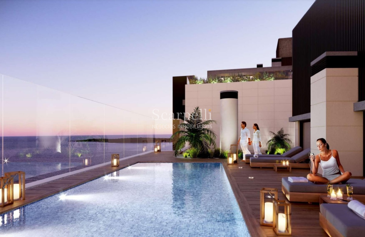 Apartamento ID.37000 - Alquiler Apartamentos a Estrenar en Rambla de Malvín con todos los Amenities y Excelente Seguridad.-