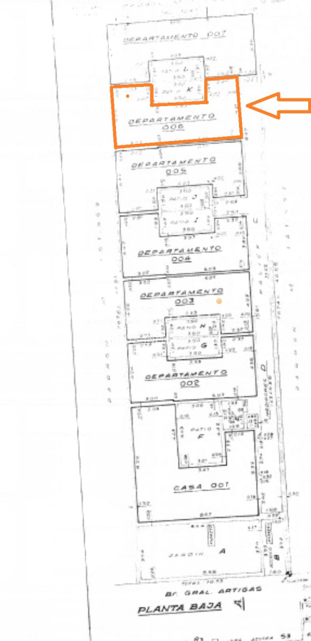 Apartamento ID.38811 - ALQUILER APARTAMENTO PLANTA BAJA CON PATIO 1 DORMITORIO