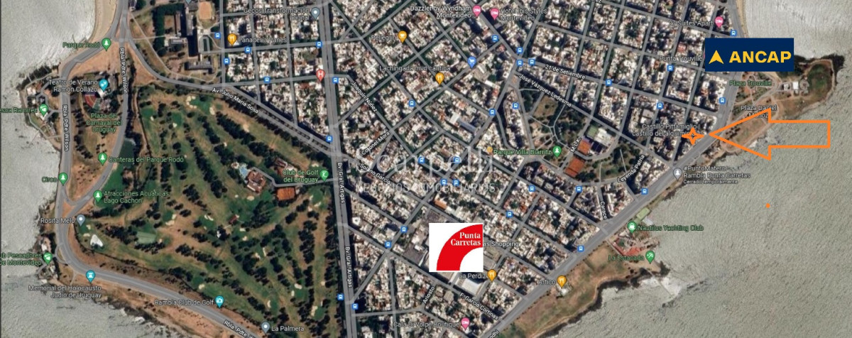 Apartamento ID.38906 - Alquiler Frente a la Rambla 1 dormitorio con garage Excelentemente equipado Categoría & Calidad en Pocitos