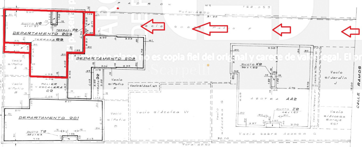 Apartamento ID.41173 - Buceo Alquiler Apartamento en 2do. Piso por Escalera 2 dormitorios + balcón