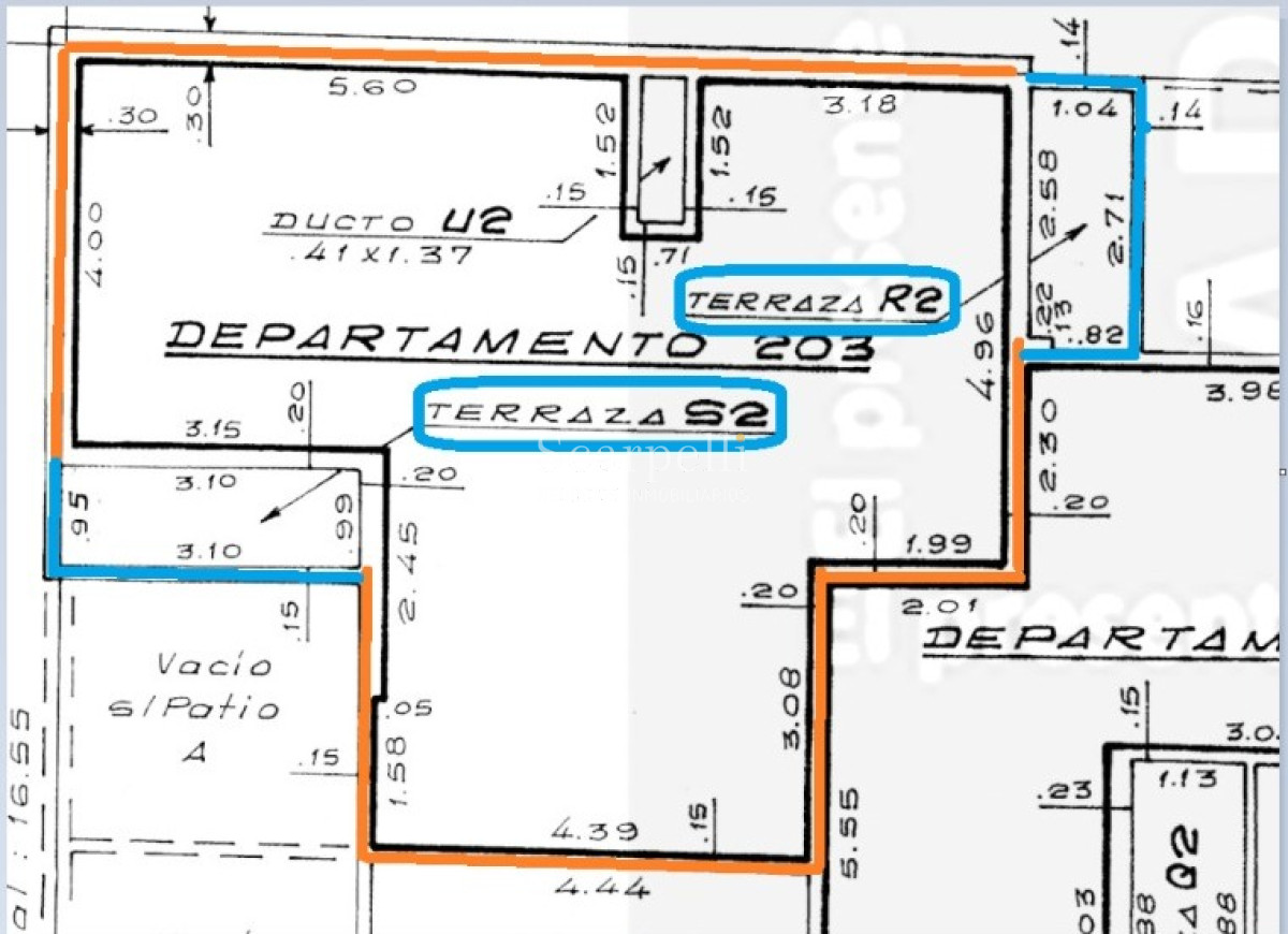 Apartamento ID.41173 - Buceo Alquiler Apartamento en 2do. Piso por Escalera 2 dormitorios + balcón