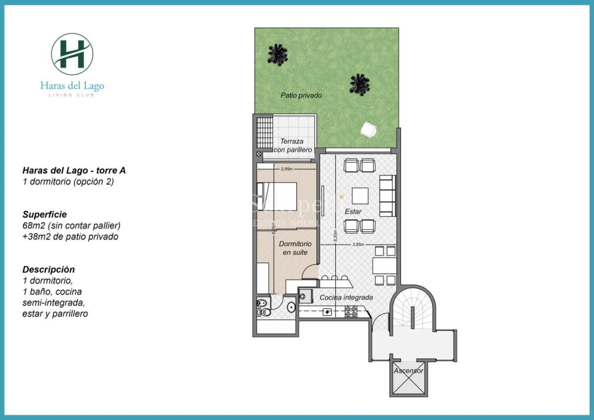 Apartamento ID.42612 - Apartamentos como a Estrenar en Barrio Privado con el mejor parquizado de la zona en un entorno exclusivo y apacible