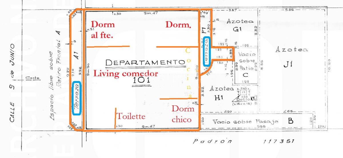 Apartamento ID.43244 - Alquiler & Venta Propiedad Horizontal de Altos Buceo muy  Próximo a la Rambla 3 dormitorios 2 baños