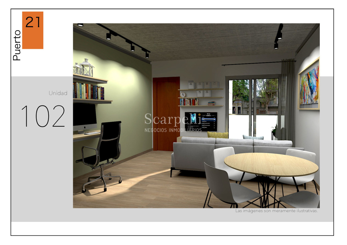 Apartamento ID.4726 - Apartamento en Parque Rodó Nuevo como a Estrenar : 21 de Setiembre casi Blvar. España:  2 dorm y cómodo Garage