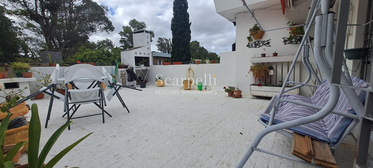 Apartamento ID.48615 - Alquiler Apartamento Carrasco 1 dormitorio Living  Estufa leña Gran terraza parrillero scarpelli