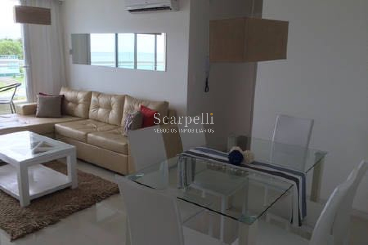 Apartamento ID.5228 - Edificio Cruceros: Frente al océano con vista a Punta Ballena en Parada 35 de la Mansa.-