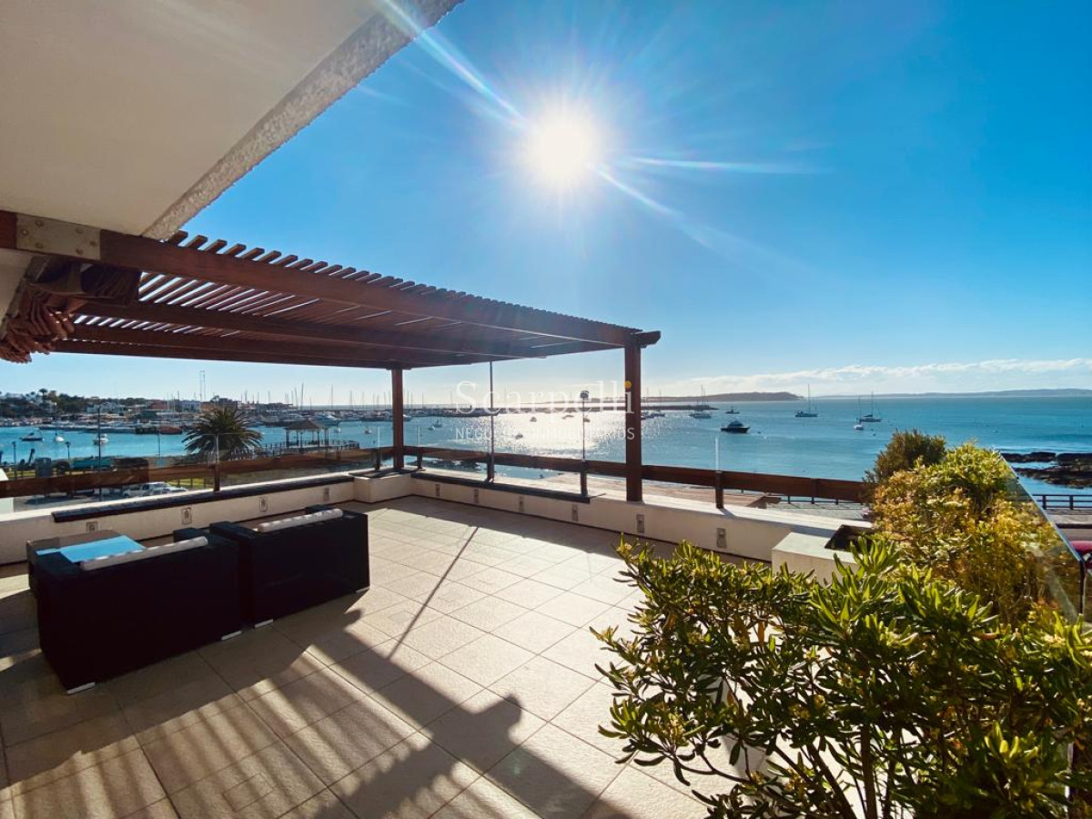 Apartamento ID.7781 - Exclusivo Frente al Puerto de Punta del Este con gran terraza y los mejores atardeceres sobre la Isla Gorriti