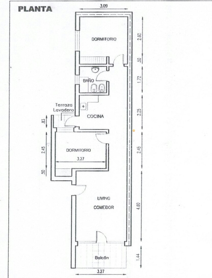 Apartamento ID.7080 - Apartamento reciclado en 1er. Piso por Escalera Concepción del Uruguay y Rivera Proximo.