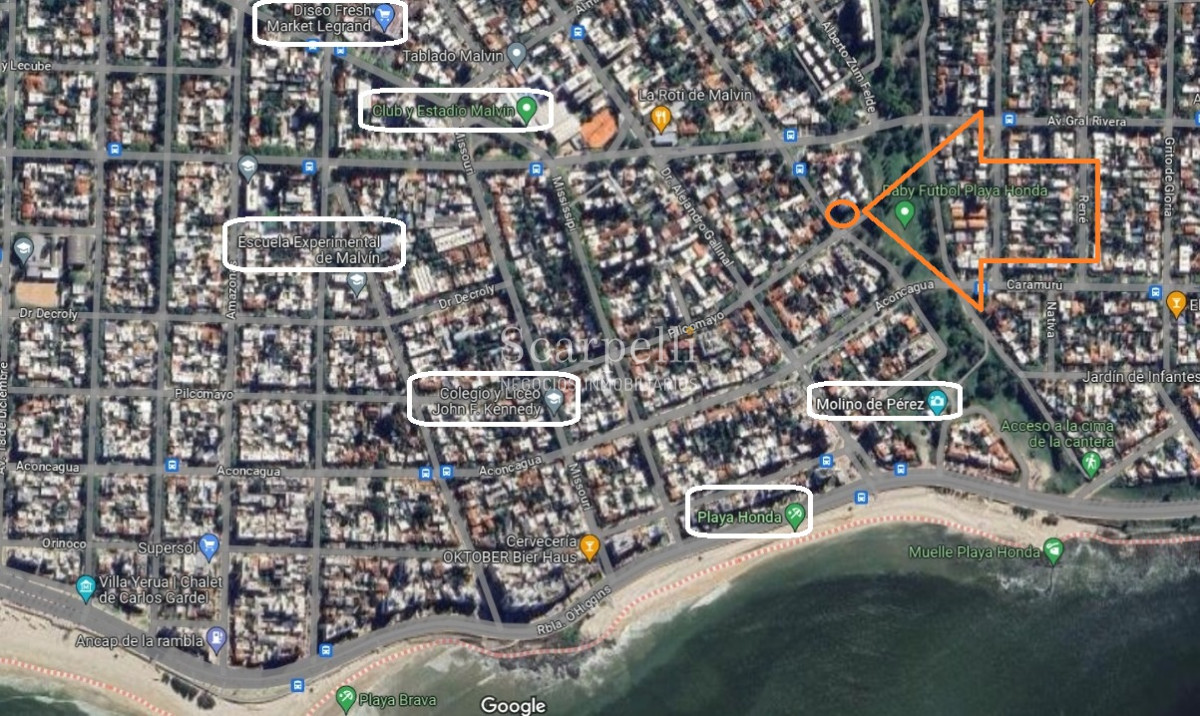 Apartamento ID.8571 - Punta Gorda / Malvin Límite Apartamento en Venta & Alquiler 4to. Piso 3 dorm 2 baños prolijo proximo Rambla  & Parque Baroffio.-