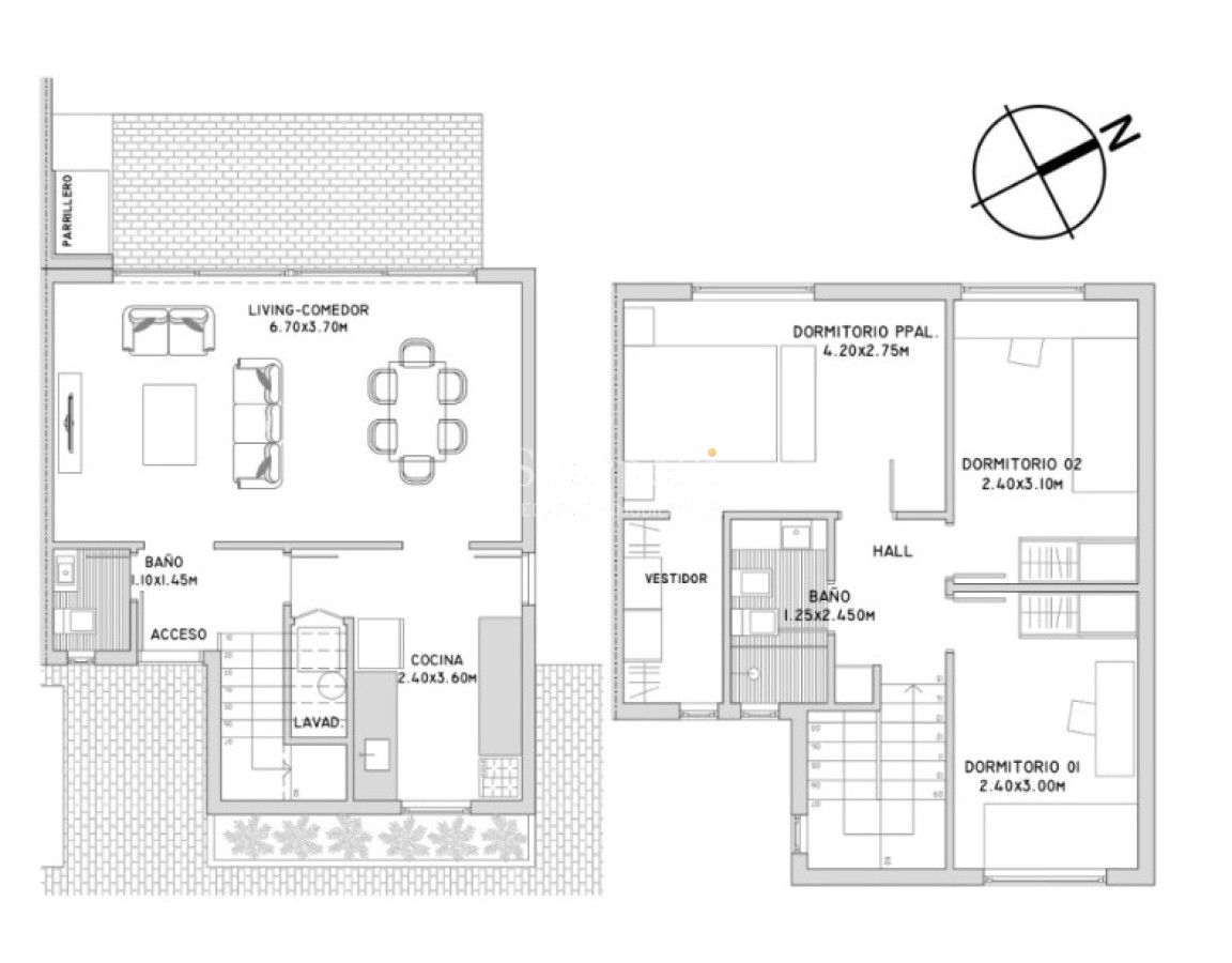 Casa ID.46858 - Estrene Barra de Carrasco 3 dormitorios 3 baños Patio con Parrillero Cochera Próximo Geant / Rambla / Pque. Roosevelt.-