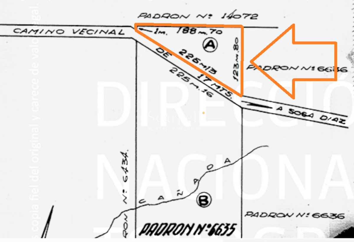 Chacra ID.34673 - VENTA CHACRA RUTA 34 Y RUTA 8 PRÓXIMO EMPALME OLMOS CON INTERESANTES MEJORAS