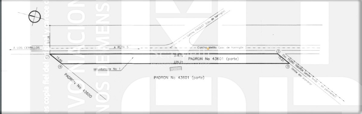 Chacra ID.37768 - VENTA CHACRA MELILLA PRÓXIMO RUTA 5 INSERTA EN PLENO CIRCUITO DE BODEGAS Y CHACRAS TRADICIONALES  EN LA ZONA