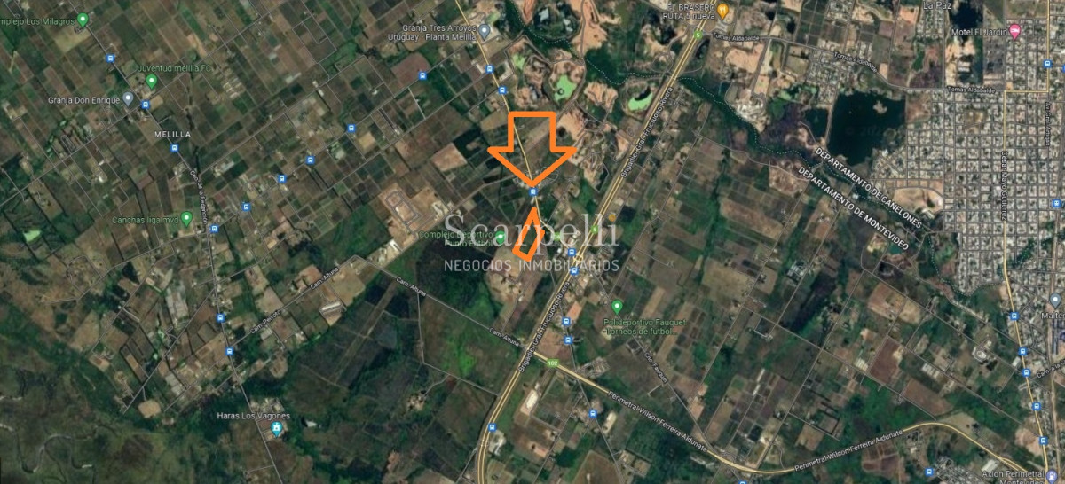 Chacra ID.37768 - VENTA CHACRA MELILLA PRÓXIMO RUTA 5 INSERTA EN PLENO CIRCUITO DE BODEGAS Y CHACRAS TRADICIONALES  EN LA ZONA