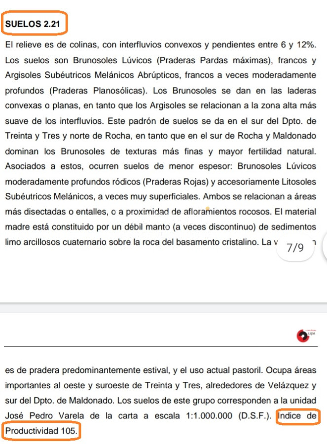 Campo Ref.23173 - Interesantes Opciones de Campos Próximos a Ruta 9 & San Carlos con Excelentes Mejoras.-