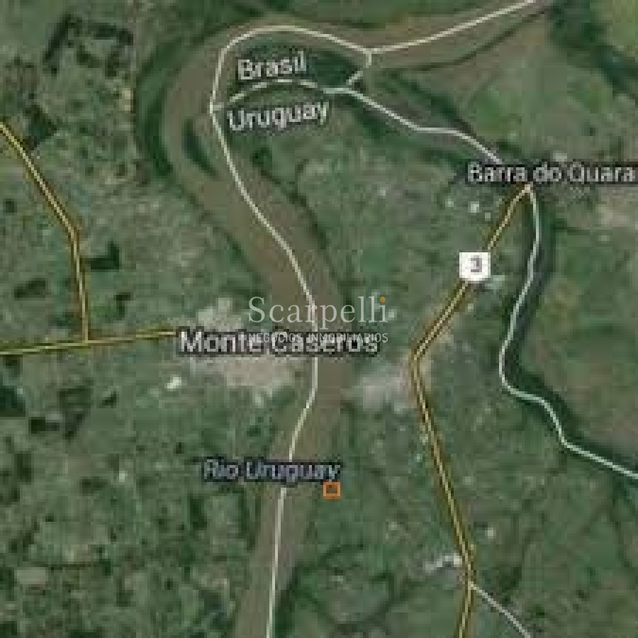 Campo Ref.32291 - Artigas Bella Unión Exclusiva Chacra 11 hás a mts. del Río Uruguay y Frente al Futuro Puente Monte Caseros / Bella Unión