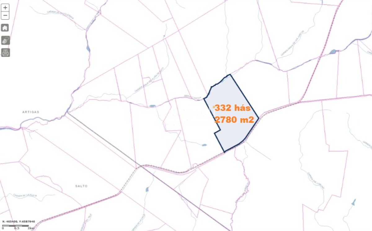 Campo Ref.35740 - VENTA CAMPO ARTIGAS EN LÍMITE CON SALTO MUY PRÓXIMO TERMAS DEL ARAPEY
