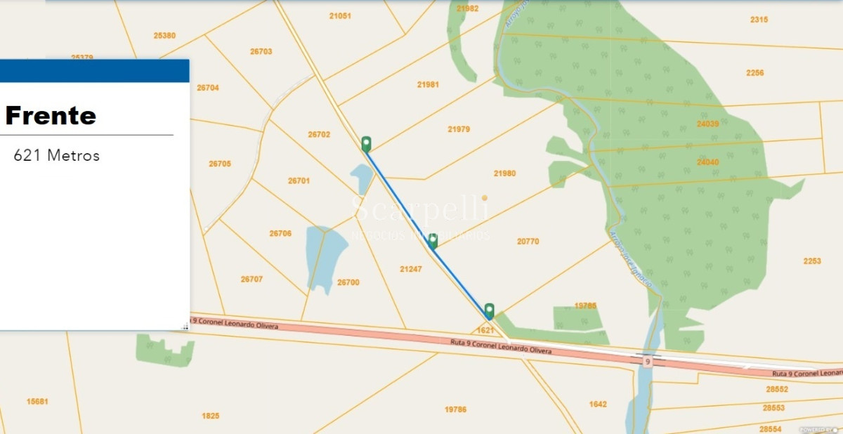 Campo Ref.40596 - VENTA CHACRA MALDONADO CON COSTA AL ARROYO JOSÉ IGNACIO