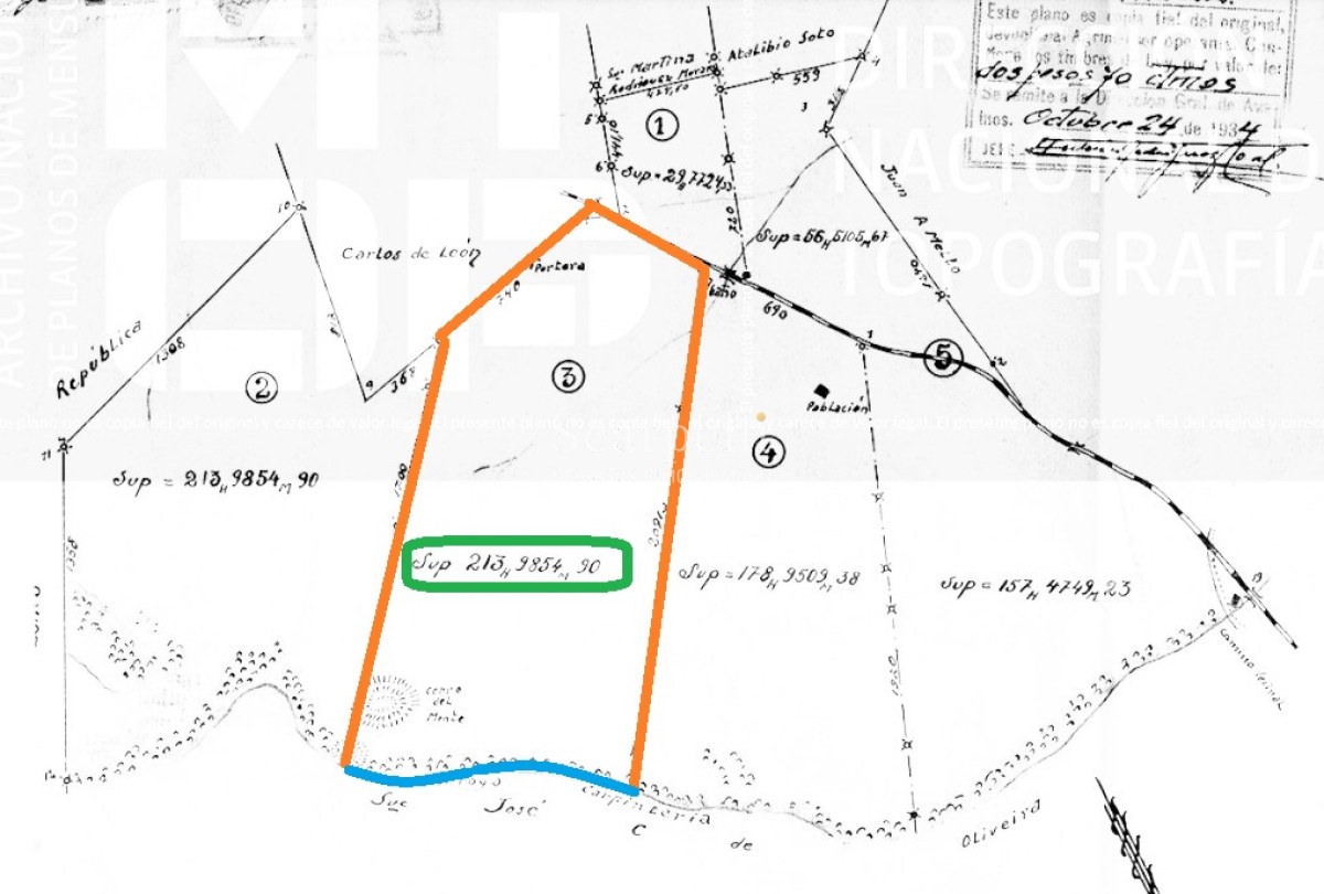 Campo Ref.41721 - VENTA CAMPO TACUAREMBÓ PRÓXIMO PASO DEL CERRO  213 HÁS CON COSTA ARROYO CARPINTERÍA E IMPORTANTE MONTE INDÍGENA.-