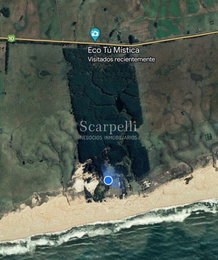 Campo Ref.46797 - Importante Chacra Marítima Proximo Cabo Polonio Uruguay con Playa practicamente privada en casi 1 km. de extensión frente al Océano Atlántico.-