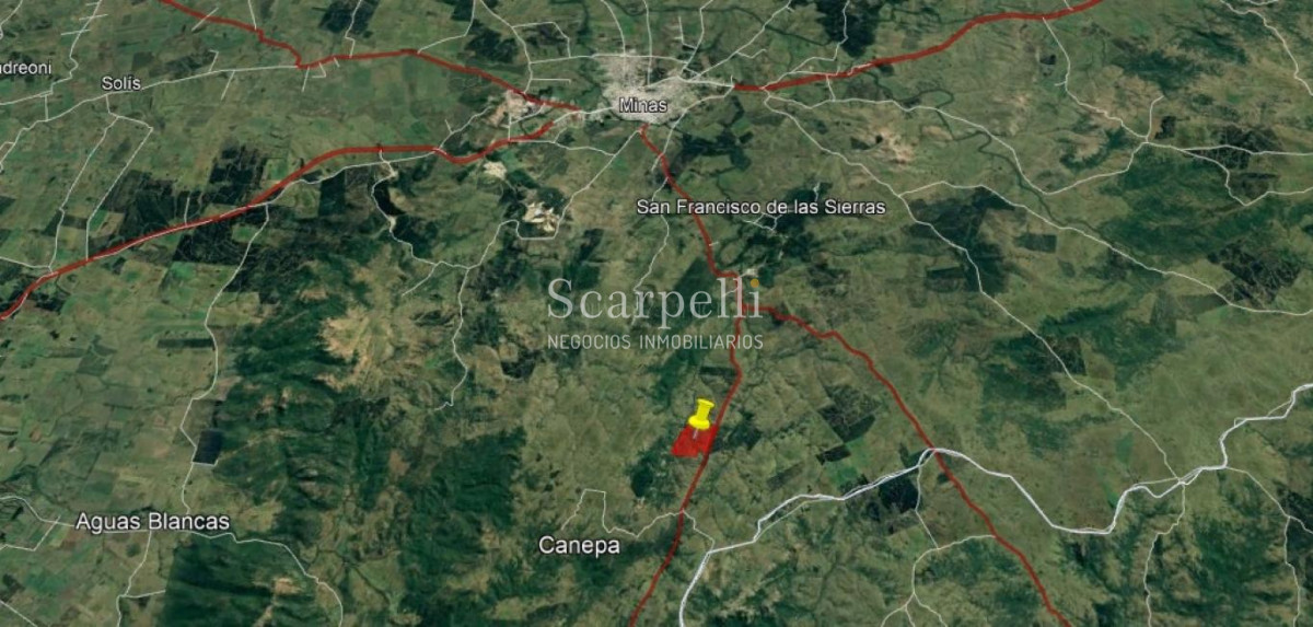 Campo Ref.48322 - Venta Campo Lavalleja 83 hás Próximo a Minas en muy pintoresco entorno ideal Fraccionamiento en Chacras Turísticas
