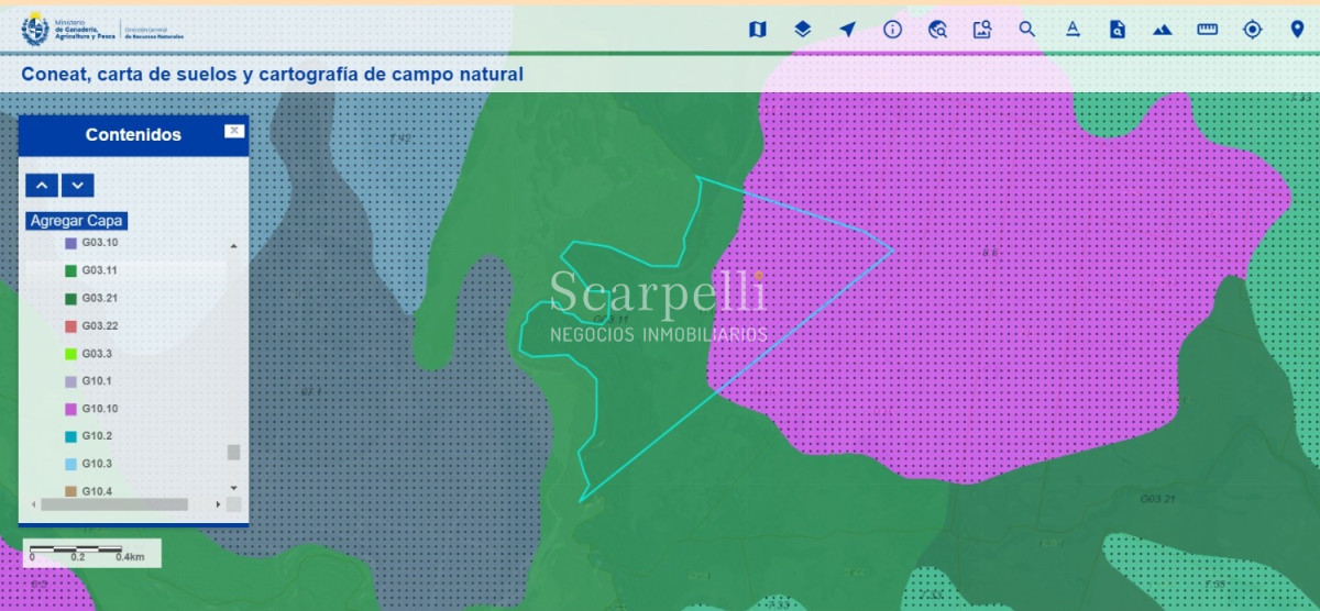 Campo Ref.49687 - Rivera: Campo 112 hás con costas al Arroyo Cuñapirú