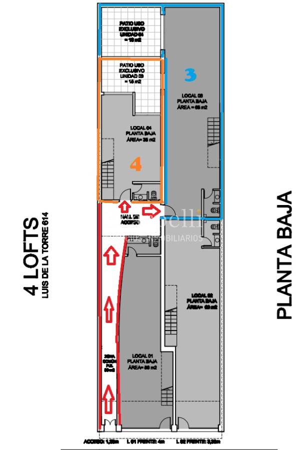 Local Comercial ID.25593 - Local Punta Carretas Ideal Oficina Clínica Consultorio Estudio muy cerca del eje Comercial 21 de Setiembre prox. Ellauri