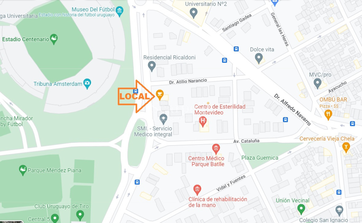 Local Comercial ID.36625 - Venta Llave local gastronómico en Parque Batlle totalmente equipado Nuevo como a estrenar.-