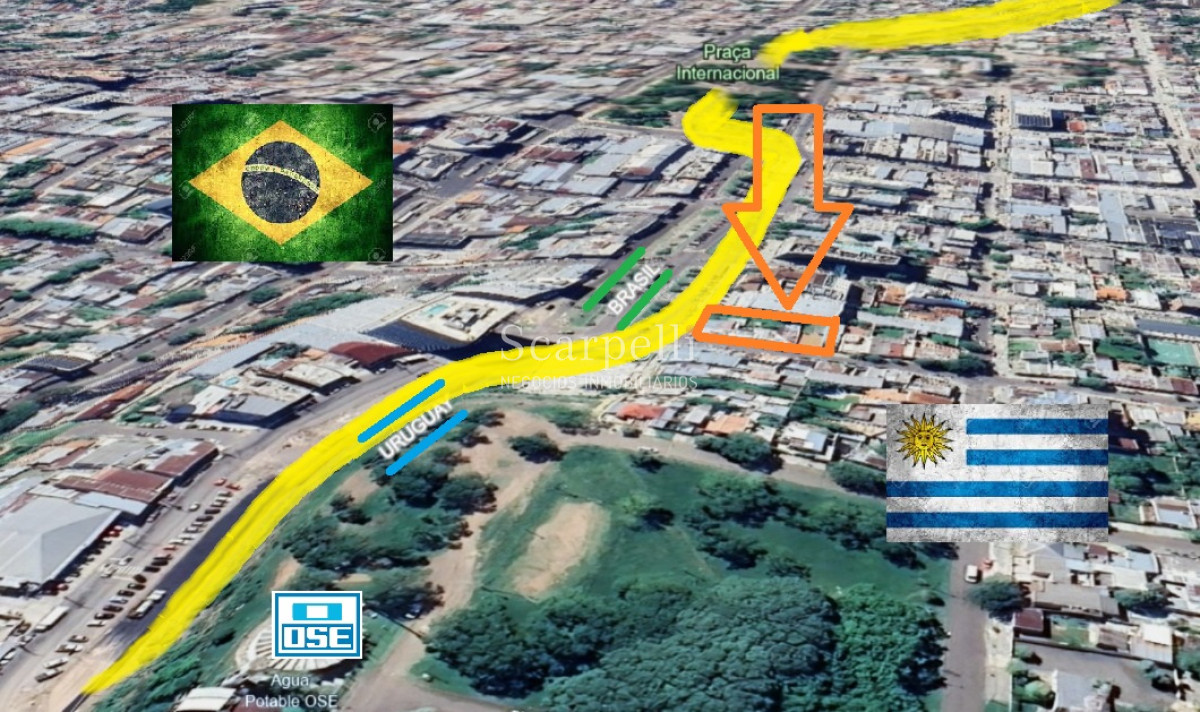 Local Comercial ID.50424 - VENTA & ALQUILER LOCAL COMERCIAL o TERRENO RIVERA CENTRICA FRENTE A LA LINEA DIVISORIA BRASIL