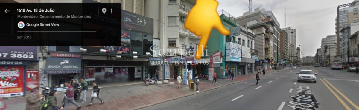 Local Comercial ID.50578 - Alquiler Local Comercial con amplio Subsuelo sobre 18 de Julio casi Minas