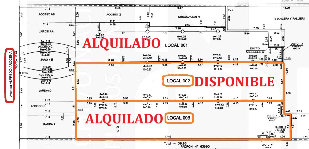 Local Comercial ID.50355 - Alquiler Local nuevo Sobre Av. Arocena 120m2 a mts. La Pasiva y Tienda Inglesa