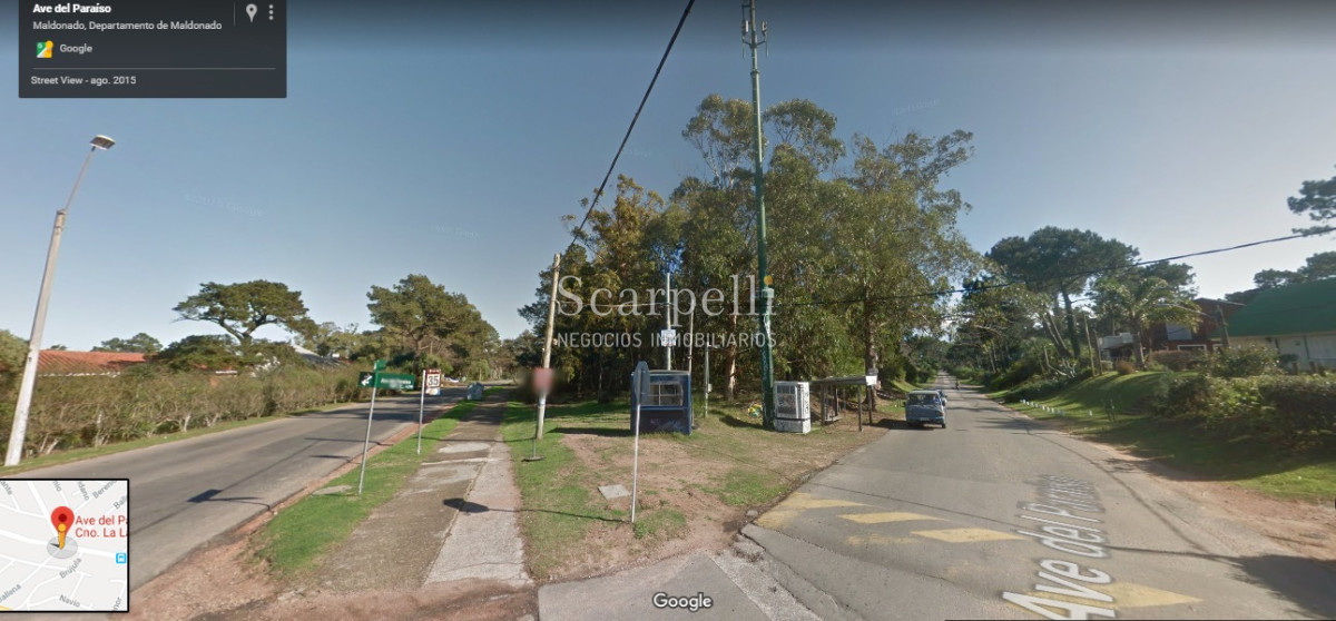 Terreno ID.10974 - Terreno de 800 m2 sobre Cno. de la Laguna Parada 35 de la Mansa - Pinares de Punta del Este.-