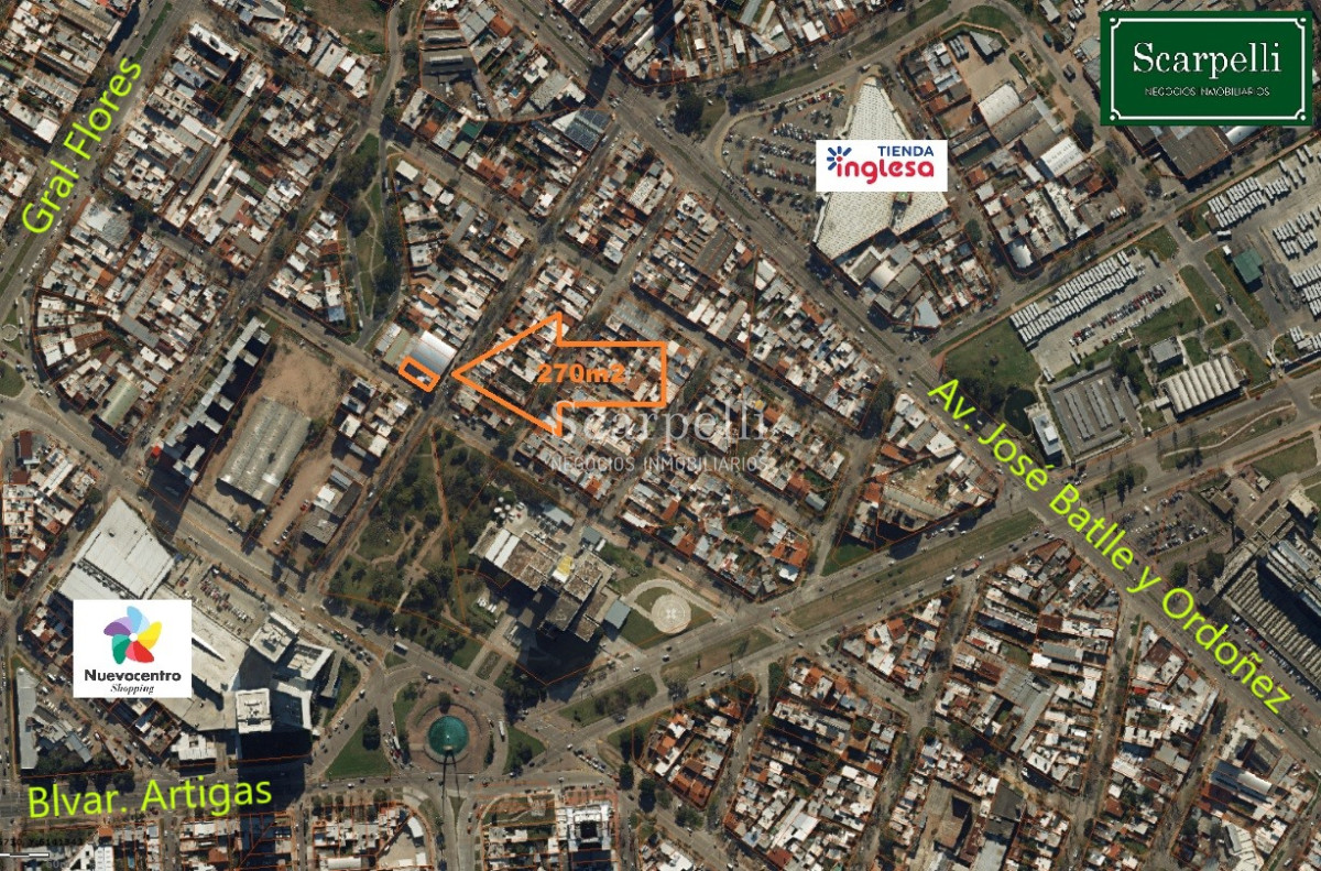Terreno ID.14858 - Terreno Esquina a pocos metros del Shopping Nuevo Centro y frente a la plaza de las Esculturas: ideal apartamentos