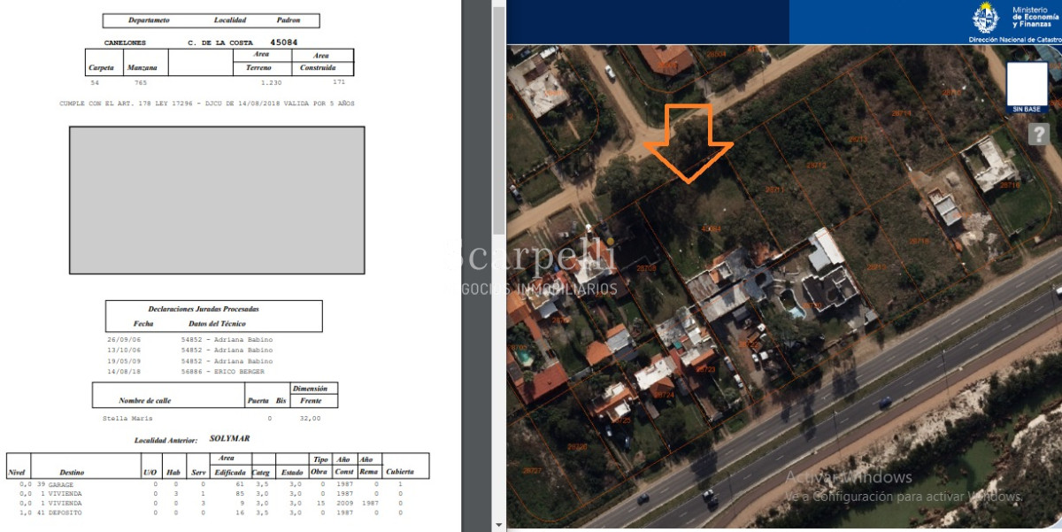 Terreno ID.21510 - 4 Solares a pocos mts. de la Rambla Parque de Solymar Bajada 24