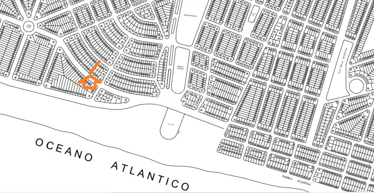 Terreno ID.23847 - Pueblo Nuevo, Km. 244 Ruta 10  Muy Próximo a Cabo Polonio. Con el Mejor Océano del Uruguay frente a Ud. !