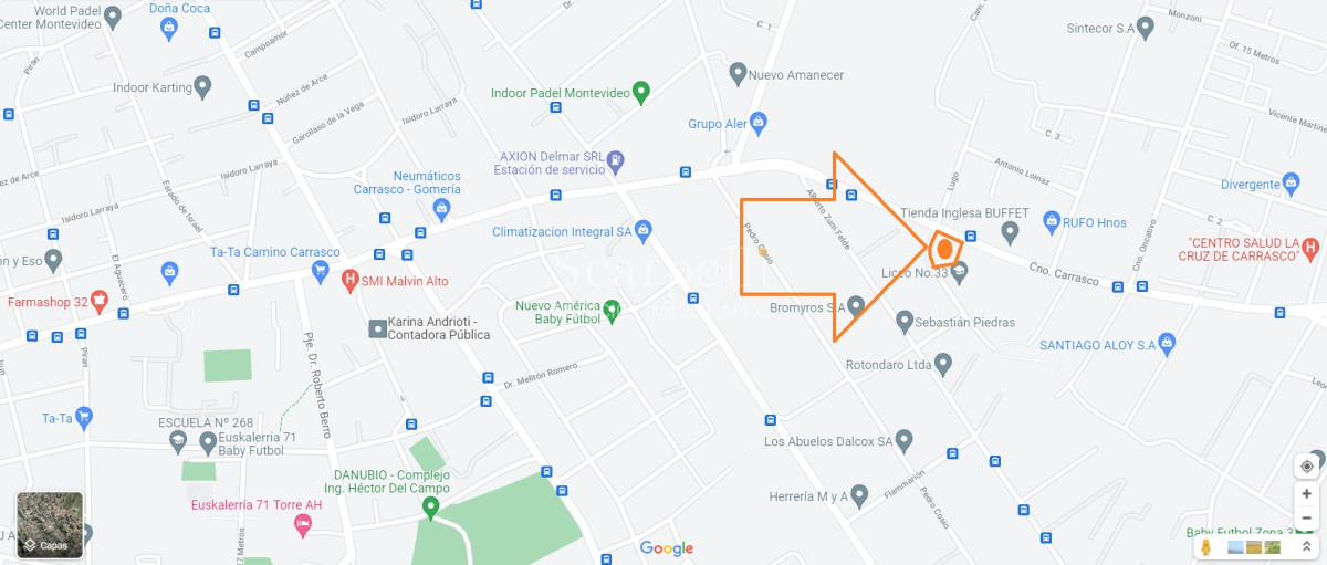 Terreno ID.27400 - Terreno sobre Cno. Carrasco prox. Zum Felde  Ideal Desarrollo Comercial / Industrial.-