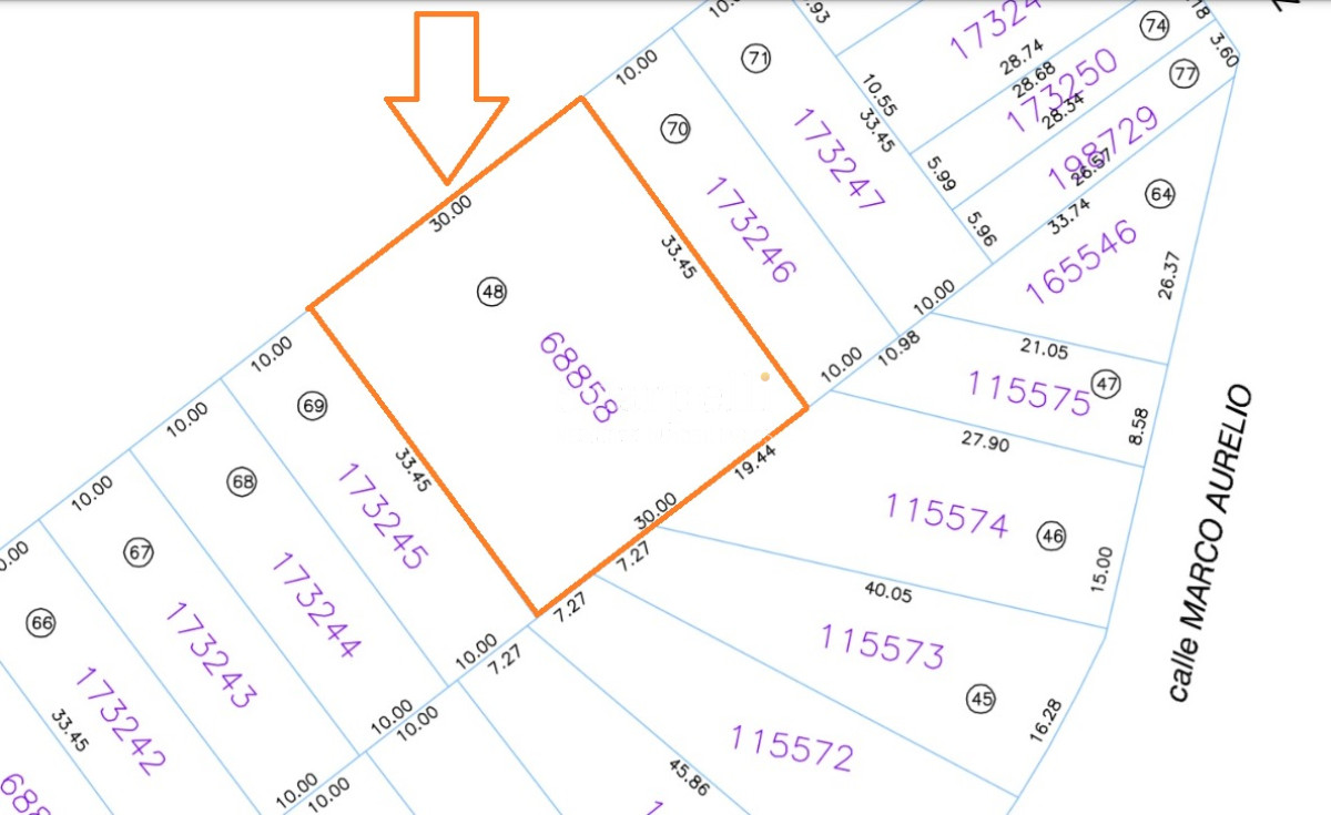 Terreno ID.34267 - VENTA TERRENO BUCEO CON ALTURA IDEAL PROYECTO APARTAMENTOS 1000 M2 CON 30 MTS. DE FRENTE.-