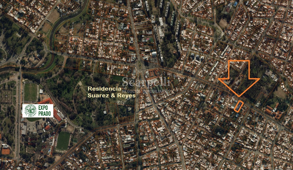 Terreno ID.36264 - Prado: Venta Importante Residencia con gran Terreno sobre Luis Alberto de Herrera muy proximo a Av. Burgues y Av. Millán.-