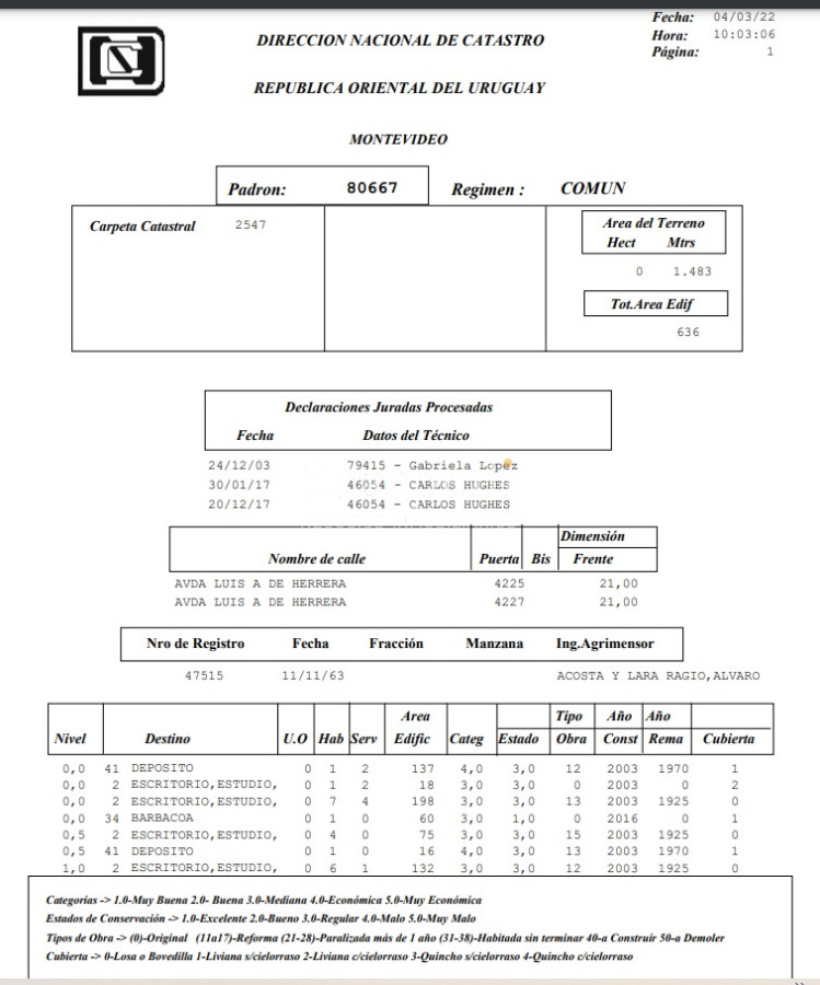Terreno ID.36264 - Prado: Venta Importante Residencia con gran Terreno sobre Luis Alberto de Herrera muy proximo a Av. Burgues y Av. Millán.-
