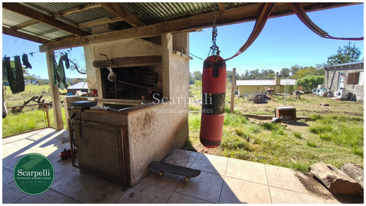 Terreno ID.50625 - Venta Terreno 2100 m2 Villa Sara Rivera Casa y Gran Galpón prox. Piedra Furada
